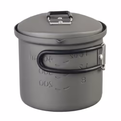 ESBIT PT625HA batteria di pentole da camping Vasetto 0,625 L Alluminio, Nero