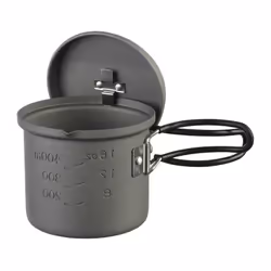 ESBIT PT625HA batteria di pentole da camping Vasetto 0,625 L Alluminio, Nero