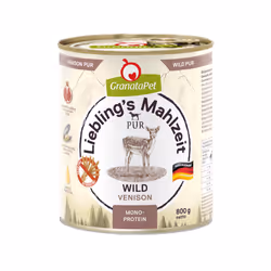 GranataPet 186049 cibo umido per cani Carne di cervo Adulto 800 g