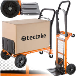 Tectake - carrello portapacchi universale in acciaio - carrello portautensili, carrello portatutto, carrello pacchi