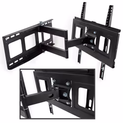 TecTake 400967 Supporto TV a parete 139,7 cm (55") Nero