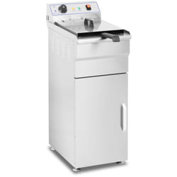 Friggitrice Elettrica Professionale In Acciaio Inox Con Armadietto 400 v 16 l