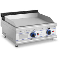 Fry Top A Gas Da Banco 65 cm Propano/Butano 30 mbar Acciaio Inox Ghisa 60x40cm