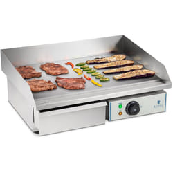 Royal Catering - Grill Elettrico Acciaio Inox Barbecue Piastra Elettrica 3000 w Griglia 55 cm