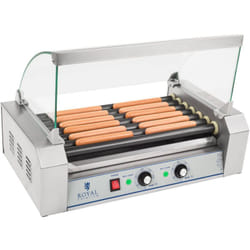 Griglia Hot Dog Macchina Cuoci Wurstel Professionale Con 7 Tubi Rotanti – Teflon
