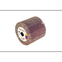 MSW - Ruota Lamellare Abrasiva Rullo Lamellare Grana 80 Per Macchina Satinatrice 19 Mm