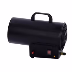 FUXTEC FX-GH10 stufetta elettrica Interno Nero 10000 W Riscaldatore ambiente elettrico con ventilatore