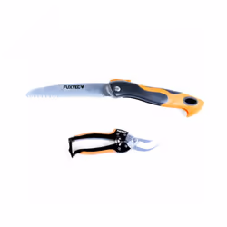 Set di 2 cesoie FUXTEC - coltello da potatura e da taglio - Qualità premium per giardinieri Set di 2 utensili di alta qualità ...