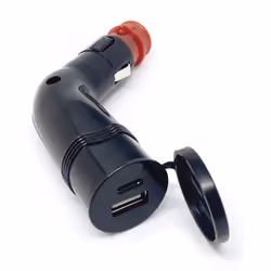 BAAS bike parts Caricabatterie USB angolato, rosso