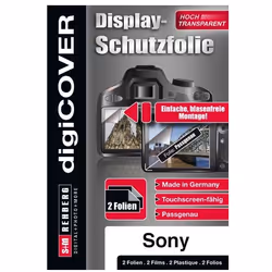 DigiCover B3206, Trasparente, Sony, Sony DSC-TX20, 2 pz, Protezione per schermo