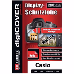 DigiCover N3176, Acciaio inox, Casio, EX-ZS12, 1 pz, Protezione per schermo