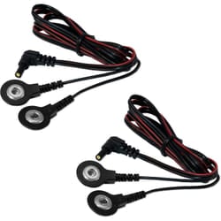 axion cavo di collegamento per dispositivi TENS-EMS con connettore a pressione da 3,5 mm 2 pz Cavo