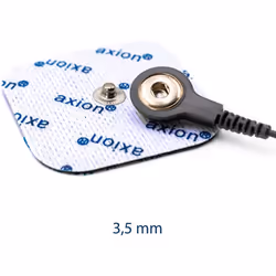 axion cavo di collegamento per dispositivi TENS-EMS con connettore a pressione da 3,5 mm 2 pz Cavo - Vista aggiuntiva 2