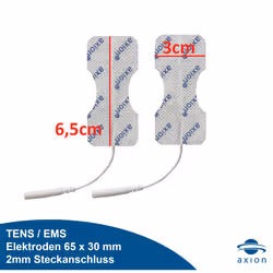 axion pads autoadesivi per elettrodi, 6,5x3 cm - compatibili con axion, Prorelax, Promed, ecc. 8 pz Elettrodi - Vista aggiuntiva 2