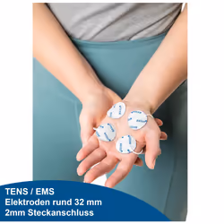 axion pads autoadesivi per elettrodi, rotondo 3,2 cm - compatibili con axion, Prorelax, Promed, ecc. 16 pz Elettrodi - Vista aggiuntiva 4