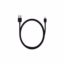 MediaRange MRCS137, 1 m, Lightning, USB A, Maschio, Maschio, Nero