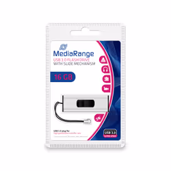 MediaRange MR915 unità flash USB 16 GB USB Type-A / Micro-USB 3.2 Gen 1 (3.1 Gen 1) Nero, Argento - Vista aggiuntiva 5