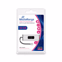 MediaRange MR916 unità flash USB 32 GB USB tipo A 3.2 Gen 1 (3.1 Gen 1) Nero, Argento - Vista aggiuntiva 5