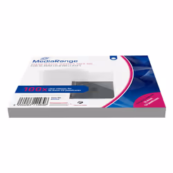 MediaRange BOX04, Custodia a tasca, 1 dischi, Trasparente, Plastica, 120 mm, Antipolvere