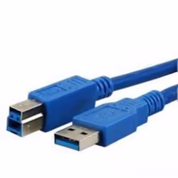 MediaRange 1.8m, USB2.0-A - USB2.0-B, 1,8 m, USB A, USB B, USB 3.2 Gen 1 (3.1 Gen 1), Maschio/Maschio, Blu