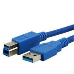 MediaRange MRCS149 cavo USB USB 3.2 Gen 1 (3.1 Gen 1) 3 m USB A USB B Blu