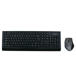 MediaRange MROS104-UK tastiera Mouse incluso Casa RF Wireless QWERTY Inglese UK Nero, Grigio