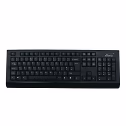MediaRange MROS104-UK tastiera Mouse incluso Casa RF Wireless QWERTY Inglese UK Nero, Grigio