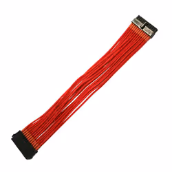 Nanoxia NX24V3ER, 0,3 m, ATX (24-pin), ATX (24-pin), Dritto, Dritto, Rosso