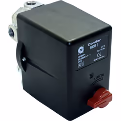 Dettagli tecnici Peso 711 g Pressostato Condor MDR 3 - 3/8 pollici - 16 A 3 uscite 400V Caratteristiche: Condor interruttore ...