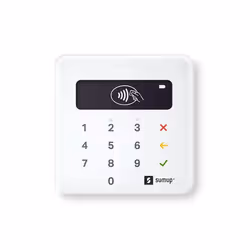SumUp Plus, Senza contatto, Carta di credito, Carta di debito, Portafoglio mobile, Apple Pay, Google Pay, Batteria