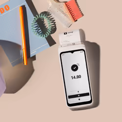 SumUp Terminal lettore di card readers USB Wi-Fi + 4G Bianco - Vista aggiuntiva 5