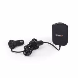 Technaxx Family Car Charger TE14, Auto, Accendisigari, 5 V, 1,8 m, Nero