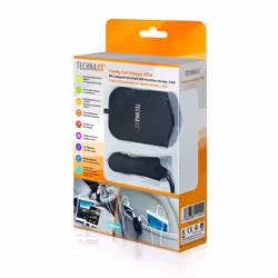 Technaxx Family Car Charger TE14 Smartphone Nero Accendisigari Auto - Vista aggiuntiva 7