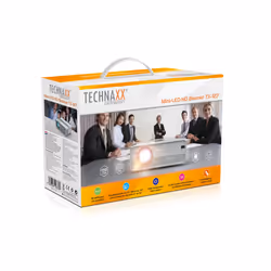 Technaxx TX-127 videoproiettore Proiettore a raggio standard 2000 ANSI lumen LCD 1080p (1920x1080) Argento, Bianco - Vista aggiuntiva 6