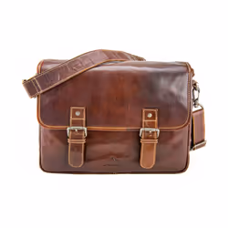 Alpenleder Reporter, Borsa da spalla, Ogni marca, Tracolla, Marrone