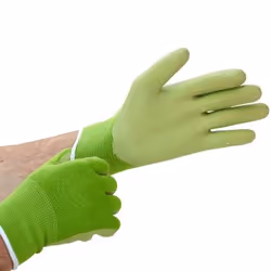 Fair Zone 4260365858456 Guanto protettivo Guanti da giardinaggio Verde Cotone, Gomma 1 pz