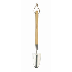 Kent&stowe - Pala da giardinaggio lunga – Pala da giardino in acciaio inossidabile, paletta giardinaggio con manico in frassino, lunghezza: 60 cm