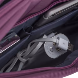 Rivacase 8203 13.3" Borsa da corriere Viola - Vista aggiuntiva 6