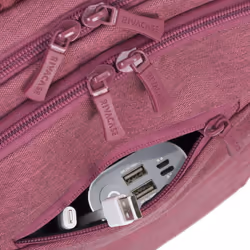 Rivacase 7760 15.6" Zaino Rosso - Vista aggiuntiva 8