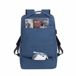 Rivacase 8365 17.3" Zaino Blu - Vista aggiuntiva 6