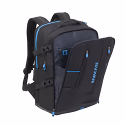 Rivacase 7860 17.3" Zaino Nero, Blu - Vista aggiuntiva 4