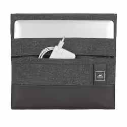 Rivacase 8803 BLACK MELANGE borsa per laptop 13.3" Custodia a tasca Nero - Vista aggiuntiva 4