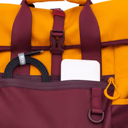 Rivacase Dijon 39,6 cm (15.6") Zaino Arancione, Rosso - Vista aggiuntiva 8