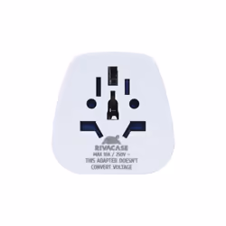 Rivacase PS4100 W00 adattatore per presa di corrente Tipo C (Europlug) Tipo G (UK) Bianco - Vista aggiuntiva 6