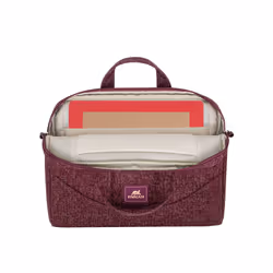Rivacase 7921 35,6 cm (14") Borsa da corriere Borgogna, Bianco - Vista aggiuntiva 6