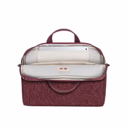 Rivacase 7921 35,6 cm (14") Borsa da corriere Borgogna, Bianco - Vista aggiuntiva 8