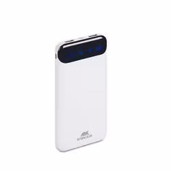 Rivacase VA2240, 10000 mAh, Polimeri di litio (LiPo), 3,7 V, 10 W, Bianco