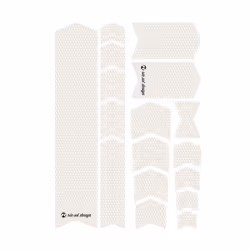 Riesel Design T3-F002, Paracolpi per biciclette, Trasparente