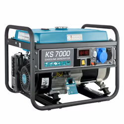 Könner & Söhnen KS 7000 gruppo elettrogeno 5000 W 25 L Benzina Nero, Colore foglia di tè - Vista aggiuntiva 2