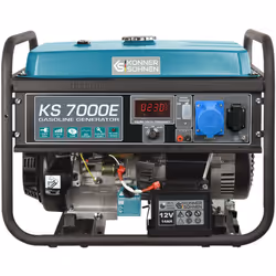 Generatore a benzina KS 7000E potenza massima 5500 W, con avviamento manuale/elettrico, motore EURO-V, 1x16A, 1x32A (230 V),  ...